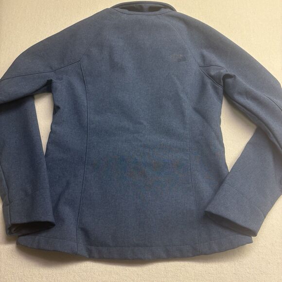 The North Face Apex Bionic 2 Shady Blue Soft Shell Jacket Windwall Womens Size M - Picture 8 of 9